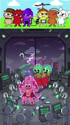 Sprunki Ever 👽💖 We’re Being Abducted by the CUTEST Aliens in the Universe! 🚀😭