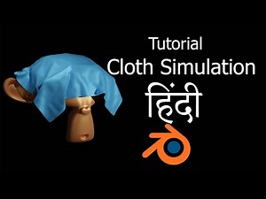 [Blender 2.81] Cloth simulation tutorial in Hindi | PowerToon
