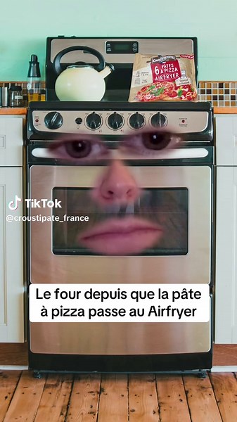 C’est pas comme ça qu’on imagine la vie… #pizza #airfryer #croustipate