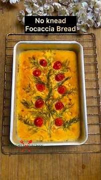 Focaccia Bread recipe without kneading