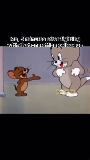 🌷 on Instagram: "Me, 5 minutes after fighting with that one office colleague. 😌💼 . . . [ office life, work bestie, corporate humor, colleagues, office fight, funny work moments, work friendship, workplace memes, relatable office meme ] . . . #OfficeLife #WorkBestie #CorporateHumor #OfficeMemes #WorkMood #RelatableMeme #CoworkerVibes #FunnyWorkMoments #9to5Life #WorkDrama #Teamwork #OfficeChronicles #MemeVibes #WorkFriendship #DailyOfficeLife #explorepage #trending #explor