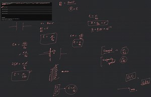 Electric potential between two parallel plates having charge de... | Filo