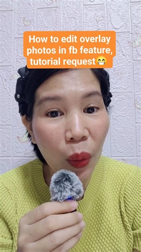 How to edit overlay photos in fb feature, tutorial request 😁 #overlay #photo #tutorial | Domie Anne A. Herrera