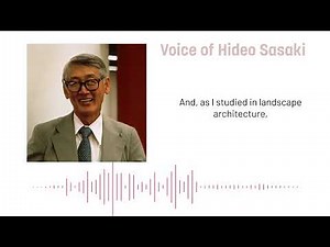 Hideo Sasaki on his design education journey