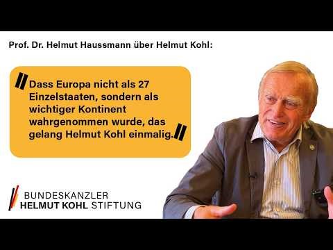 Helmut Haussmann über Helmut Kohl
