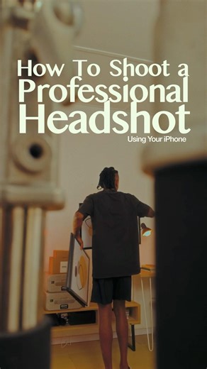 How to shoot a professional headshot using your iPhone