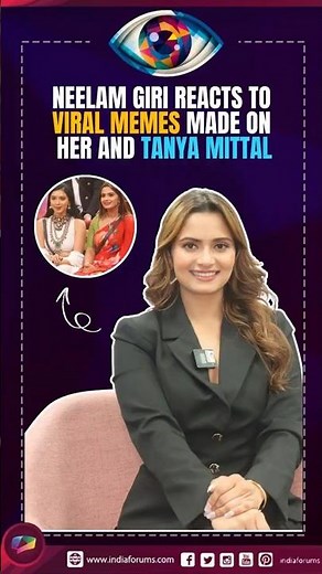 Neelam Giri REACTS to viral MEMES made on her and Tanya Mittal #shorts