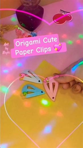 Diy Paper Hair Clip 🤗 #paperart #papercraft #youtubeshorts #diy #viral #3dart #handmadecraft