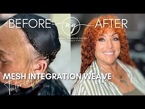 Mesh Integration Weave Tutorial ￼ /Great for thinning Hair and Alopecia Clients