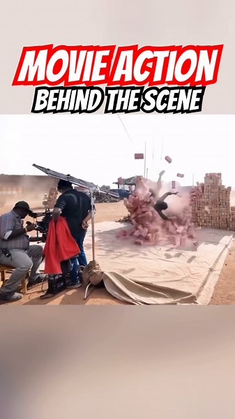 Movie action wall break behind the scene 👊👊💥#movie #bts #viral #trending #viral #shorts #action