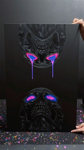 The Art of Pouring Acrylic #art #painting #shorts