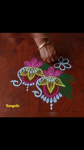 117K views · 731 reactions | Beautiful peacock 連 rangoli design using idea for beginners.... | Rangoliz | Facebook