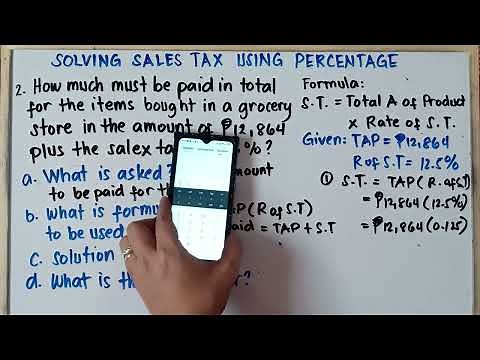 Solving Sales Tax Using Percentage | Grade 7 | Matatag Curriculum | Explain in Detailed |