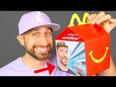 Do NOT Order MrBeast Happy Meal in Real Life at My PB and J House!