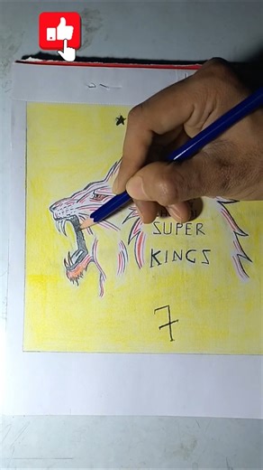 chennai super kings new logo jursey 🥰💥 || #logo drawing #Thala || msdhoni drawing|| ipl 2026 👊