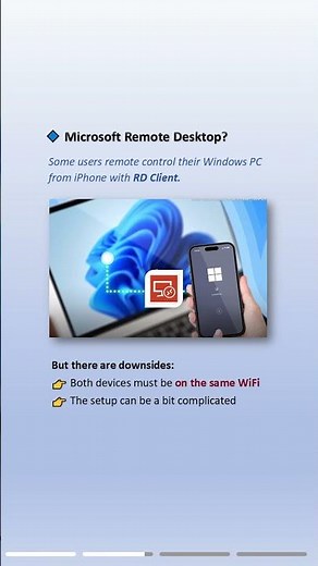 Remote Control Your PC from iPhone