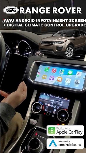 Upgrade INAV Infotainment System & Digital Climate Control on Range Rover Evoque #4x4shop #carplay