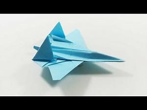 Papierflieger selbst basteln. Papierflugzeug falten - Beste Origami Flugzeug | T-50
