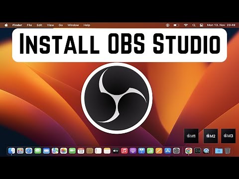 How to Install OBS Studio on MacBook (M1 | M2 | M3 | MacBook Pro | MacBook Air)