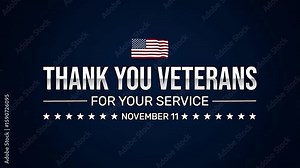 Honoring Veterans A heartfelt 'Thank You' message for their dedicated service on Veterans Day.