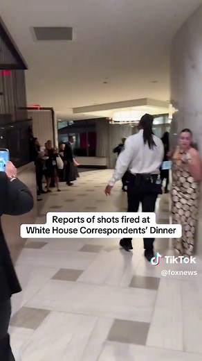 BREAKING: Police seen running through the Washington Hilton where the White House Correspondents’ Dinner is being held after reports of shots fired.