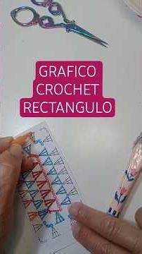 gráfico crochet rectangulo . #crochet #tejedoras #cecivayahilados #graficocrochet #rectangulocrochet