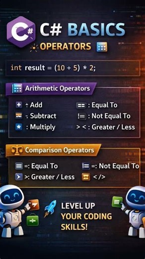 Code. Build. Grow. 🚀Master C# & .NET step-by-step 💻#CSharp #DotNetDeveloper