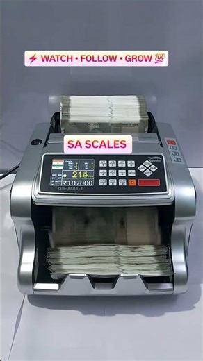 ₹10 Lakh Count in Seconds 😱 Cash Counting Machine Demo #shorts
