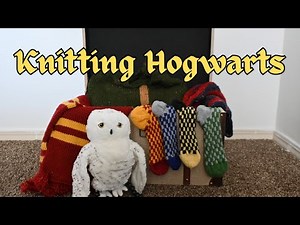 Knitting Harry Potter: Hogwarts House cardigan