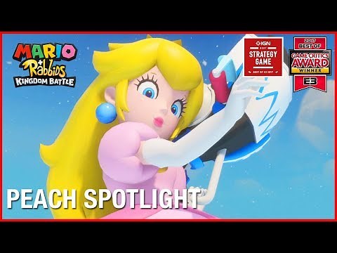 Mario + Rabbids Kingdom Battle: Peach Character Spotlight | Gameplay Trailer | Ubisoft [NA]