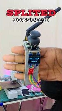 Splitted Joystick Transmitter 🔥😃( Arduino+ NRF24 ) #howtomake #arduinoproject