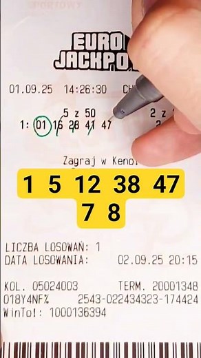 Sprawdzamy dzisiejsze losowanie Eurojackpot