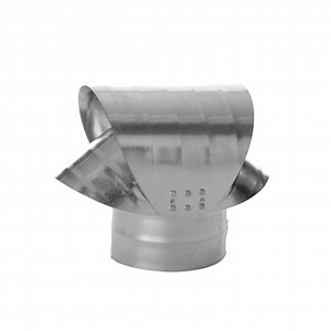 FAMCO Round Base Chimney Vacuum Cap - Galvanized