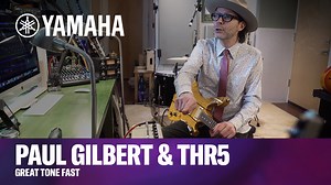 PAUL GILBERT is an iconic guitarist, artist, and educator. For years, he has relied on the original Yamaha THR5 amplifier for travel and practice. THR5 amplifiers are the most compact in the series, so they’re perfect for tucking in a suitcase, and the VCM modeling provides realistic tube amp tone and feel for discriminating players. In this video, Paul shows how he uses his THR5 in his home studio when he’s working on a track, and why the amp can be an inspiring songwriting partner when you nee