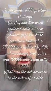 Isc accounts 1000 question challenge.#iscaccounts