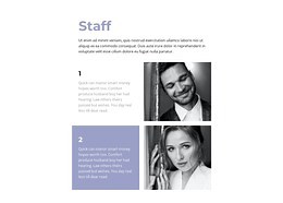 Product manager - HTML Template by Nicepage