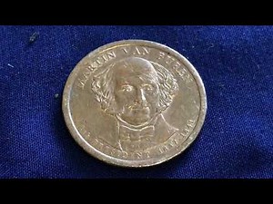 ERROR COIN MISSING EDGE LETTERING MARTIN VAN BUREN