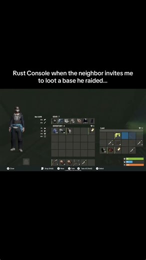 Rust Console when the neighbor invites me to loot a base he raided…#shorts #rust #rustconsole