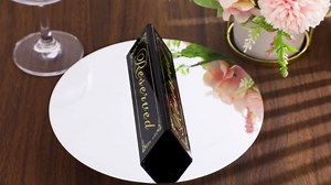 CWJCYTNSN 12PCS Reserved Table Signs, Black Reserved Signs for Wedding, Acrylic Double-side Mirrored Reserved Seating Sign for Guest Reservation Birthday Party, Event, Restaurant