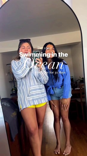 Day 1/30 of swimming in the ocean every day for 30 days! After this, ill do weekly recap videos and daily recaps on my stories! #sandiego #swimming #30dayswimchallenge #sandiegoswimming