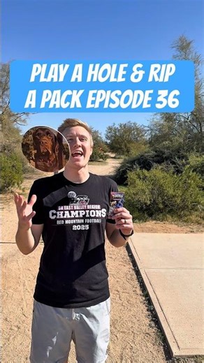 Play a Hole & Rip a Pack Episode 36 #pokemon #30daysuperfans #discgolf