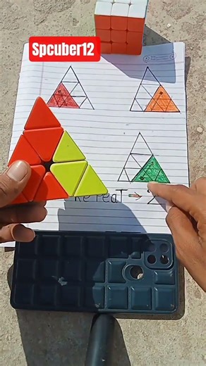 magic tricks in pyraminx cube #pyraminxcube #how #puzzle #viralshort