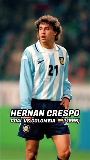HERNAN CRESPO 🇦🇷 – GOAL VS COLOMBIA 🇨🇴 (1995)