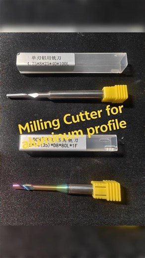 Milling Cutter for aluminum profile#millingmachine #millingcutter #endmill #hardware #hardwaretools