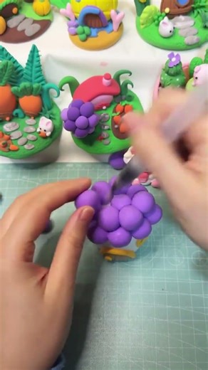 Create a Magical Grape Fairy Tale House with Ultra-Light Clay