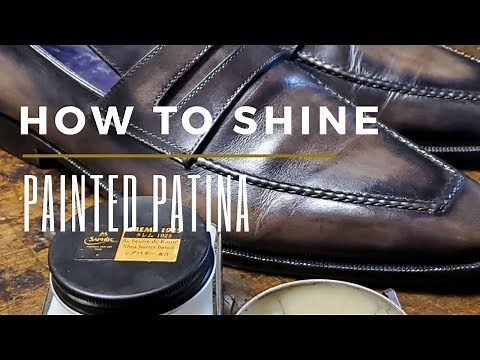 Painted Patina Shoe Shine | How to Polish Patina Shoes