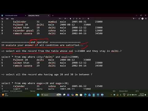 MySQL Select Query | Operators, IN, BETWEEN, HAVING, GROUP BY, ORDER BY, LIKE & Aggregate Functions