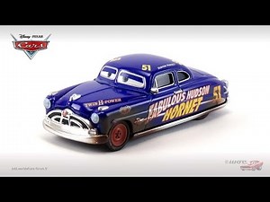 BDD World of Cars - Dirt Track Fabulous Hudson Hornet