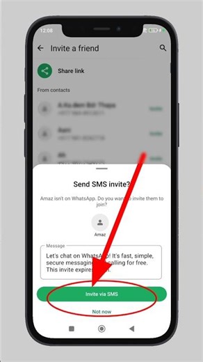 Whatsapp Me friend invite kaise kare | How to Friend invite in Whatsapp | #shorts