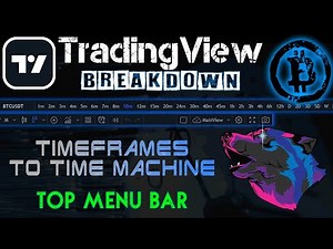 Timeframes to Time Machine - TradingView Breakdown: Top Menu Bar